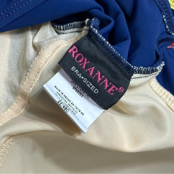 Roxanne Bra Sized Navy Blue One Piece Swimsuit - Size 22 46C - Picture 10 of 12